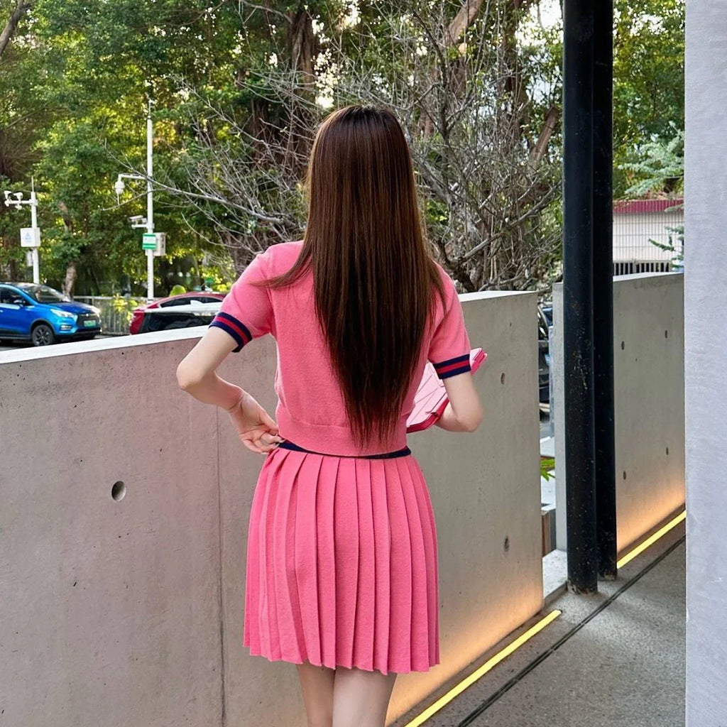 Two-piece Spring And Summer New Clothing Short-sleeved 1024030814
