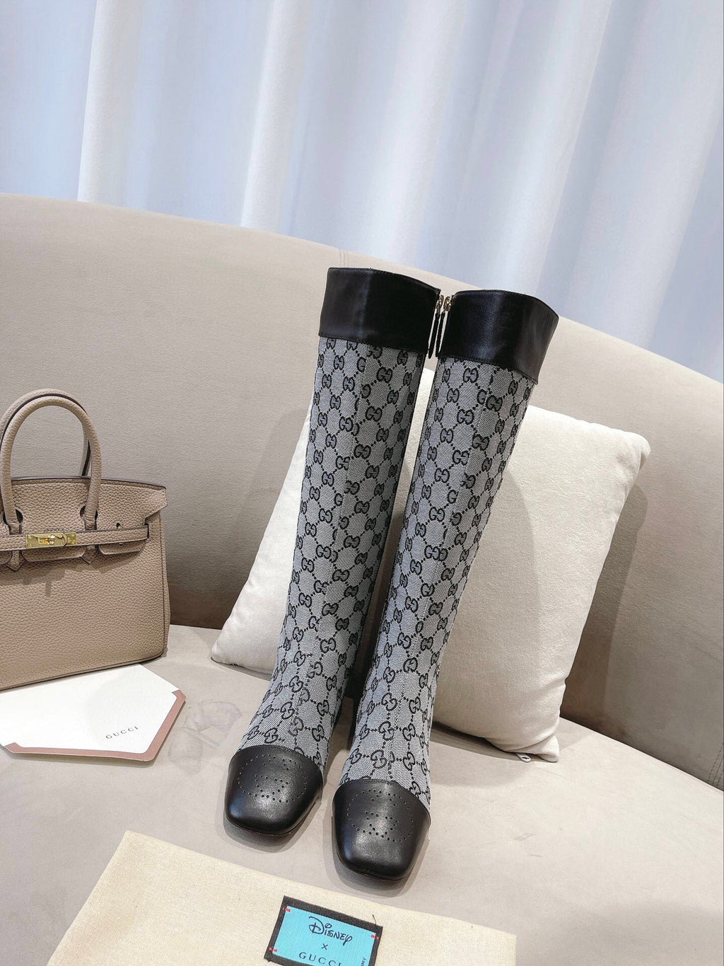 Fashion hollow  hollow carved print high-heeled boots 0724102315