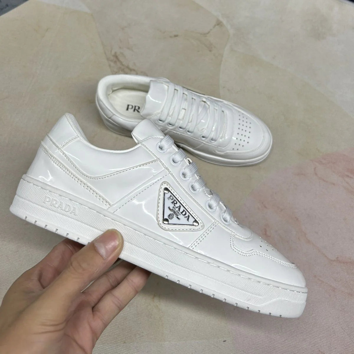 P New Women's Shoes Casual Shoes Triangle Buckle Lace-up Sneakers 1024060508