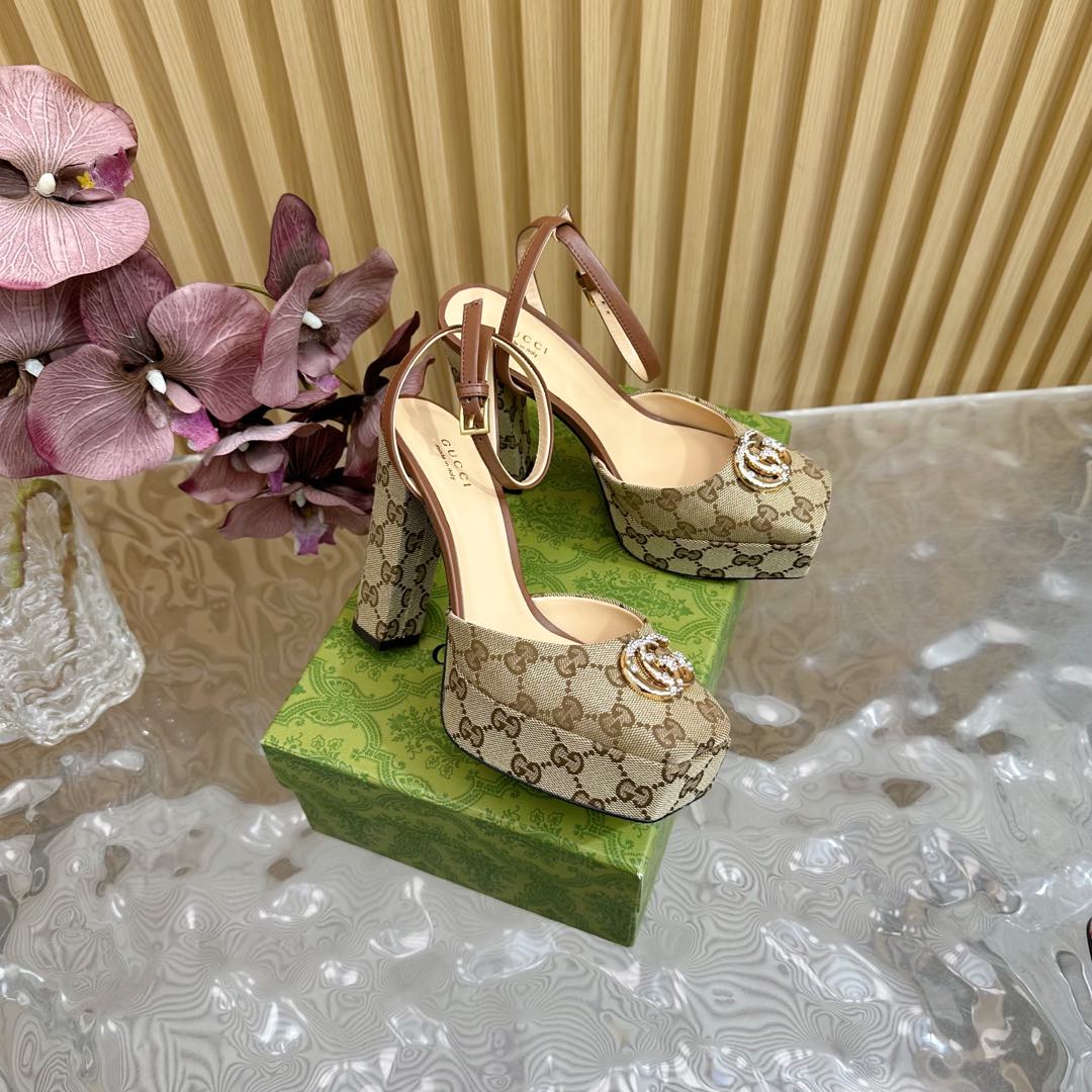 G new fashion ladies printed high heels 0725042004