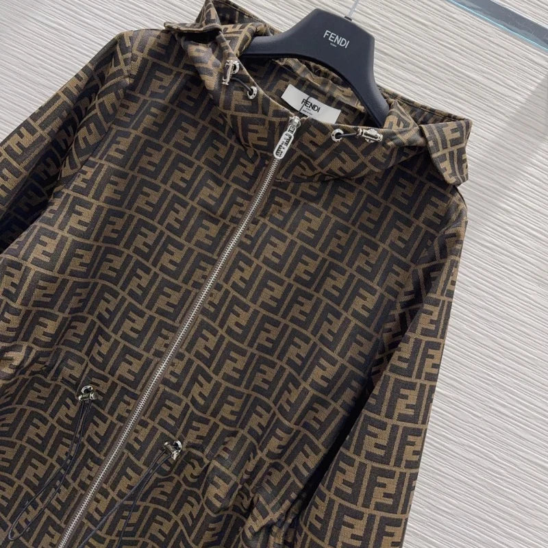 New Fashion Women's FF Windbreaker Jacket DM1326092022