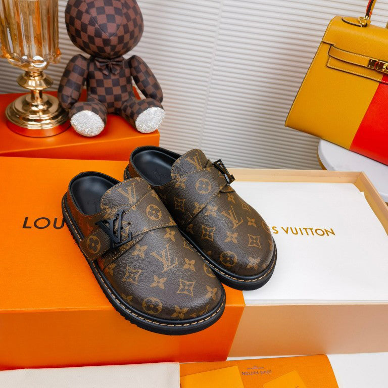 Printed Round Toe Slippers 03136