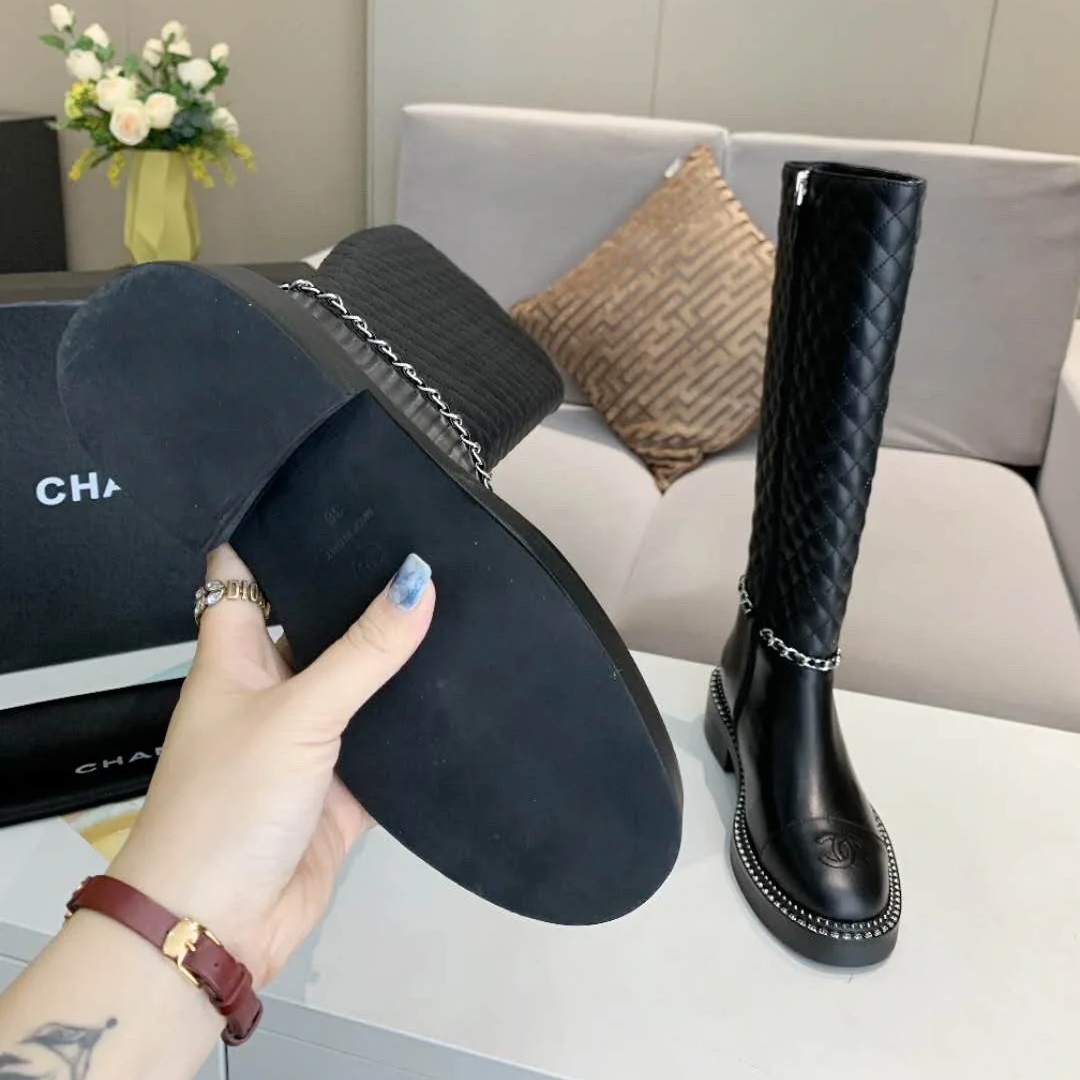 CH New style genuine belt chain boots PD24092320