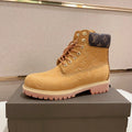 New fashion printed couple's short boots 1024101701