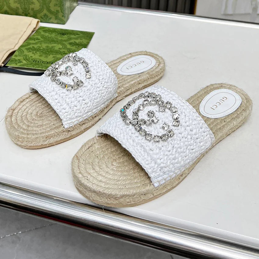 Luxury classic woven sandals 1024062512