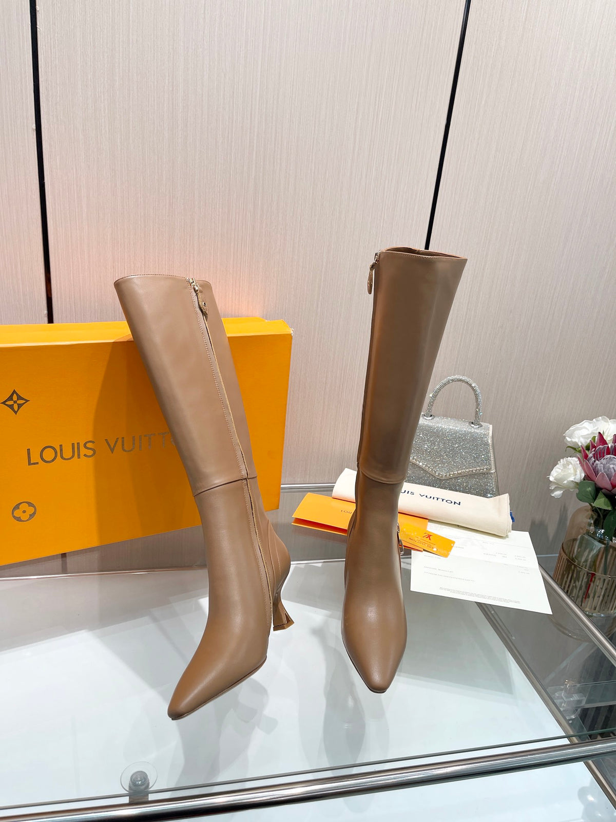 L new fashion 6.5cm leather boots 0724102307