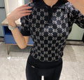 fashion short-sleeved sweater 0725012302