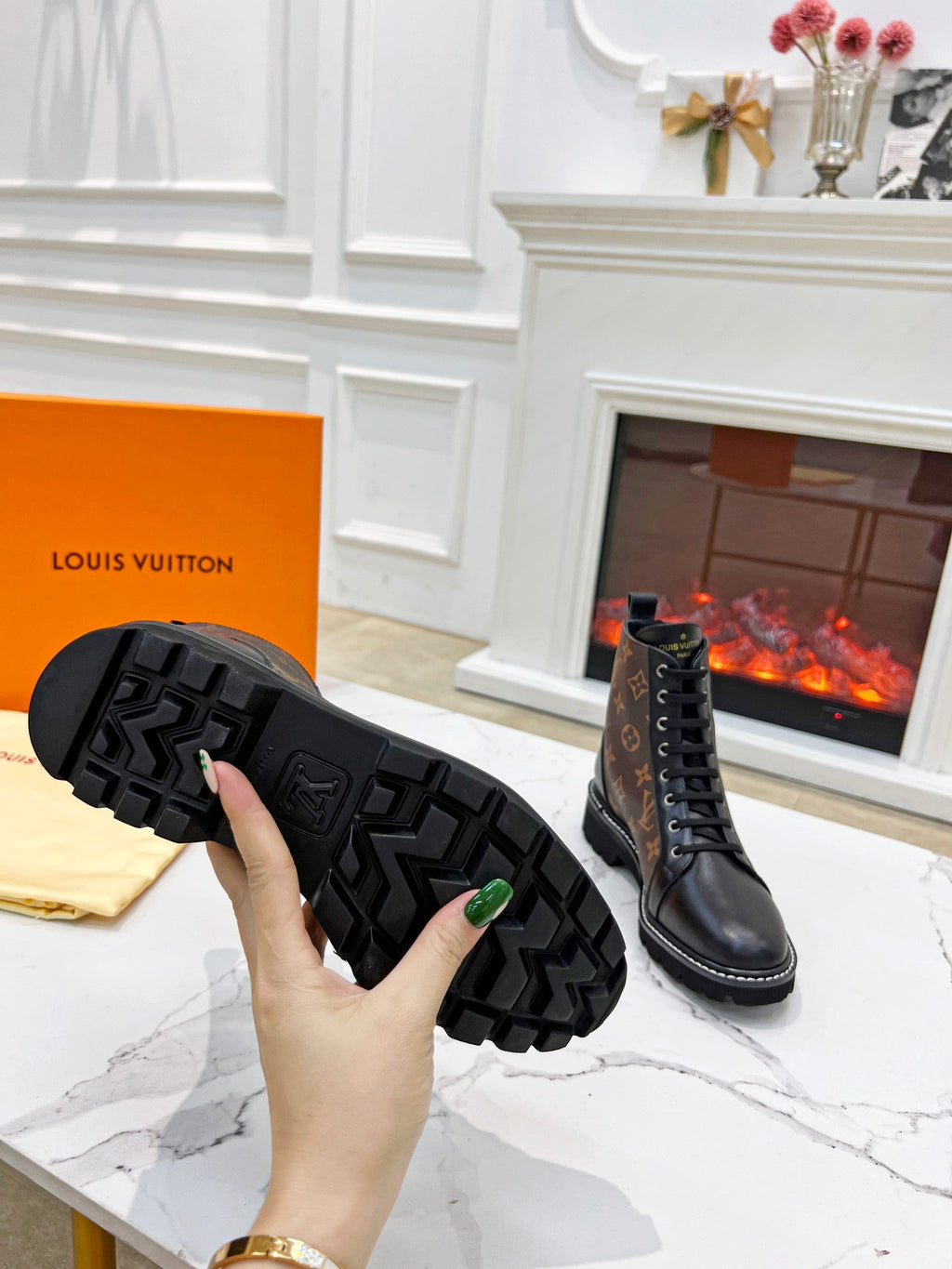 Trendy leather martin boots XC0823071706