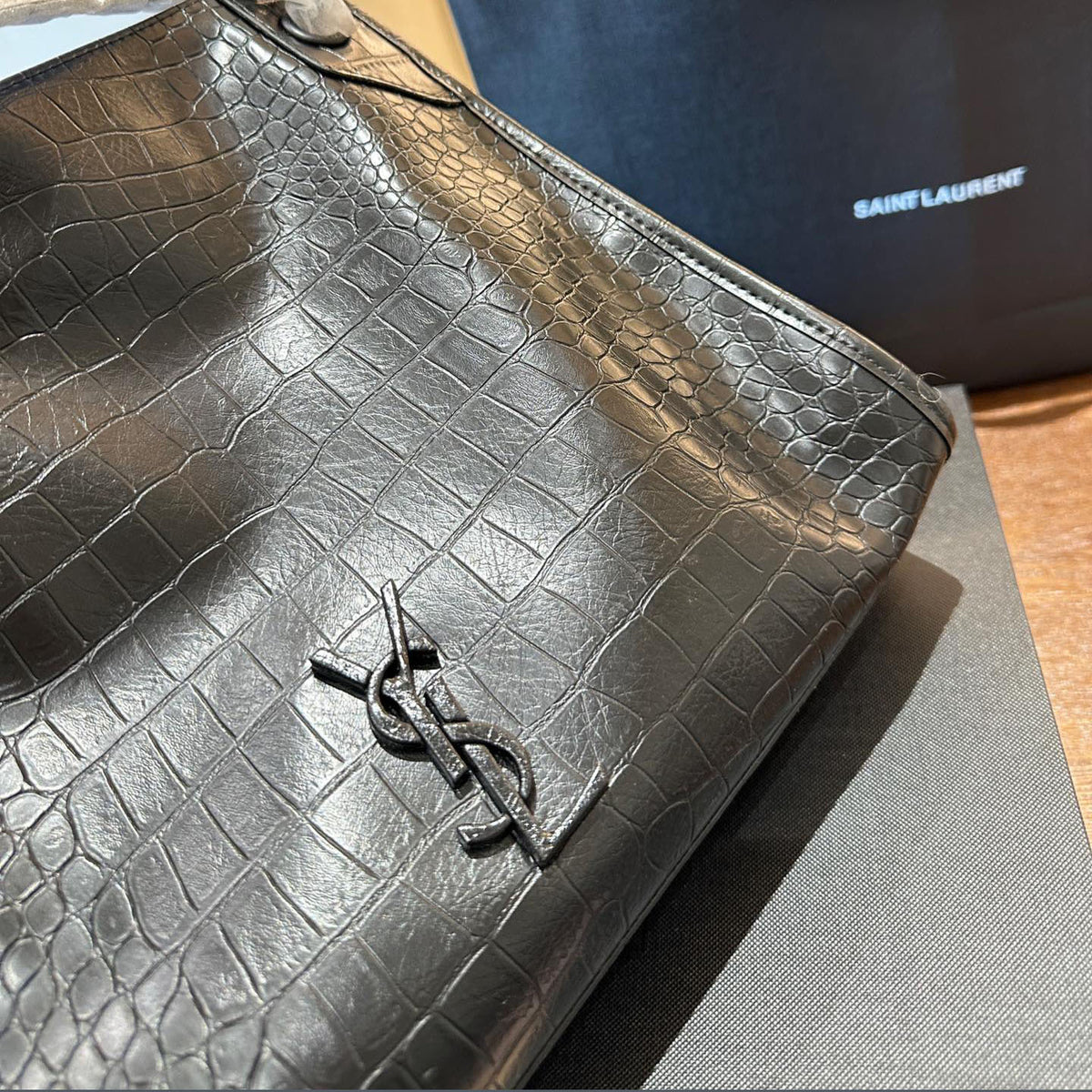 niki tote crocodile pattern XC24092404