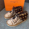 New fashion printed warm snow boots PT1023110617