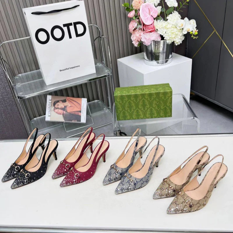 Fashion Rhinestone High Heeled Sandals 1025040214