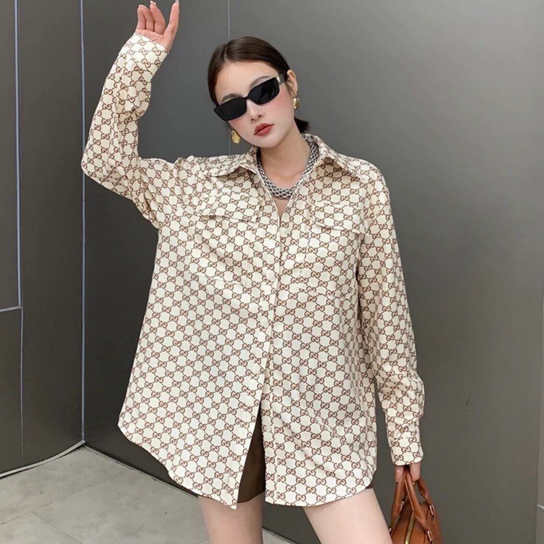 New fashion versatile casual shirt for women 1024010808