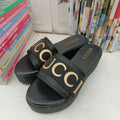New Metallic Letter Women's Sandals 1024031806
