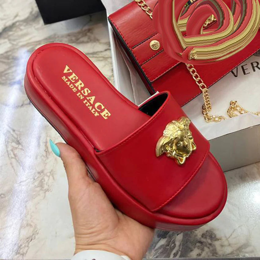 New Fashion Classic Versatile Thick Sole Slippers 1024062024