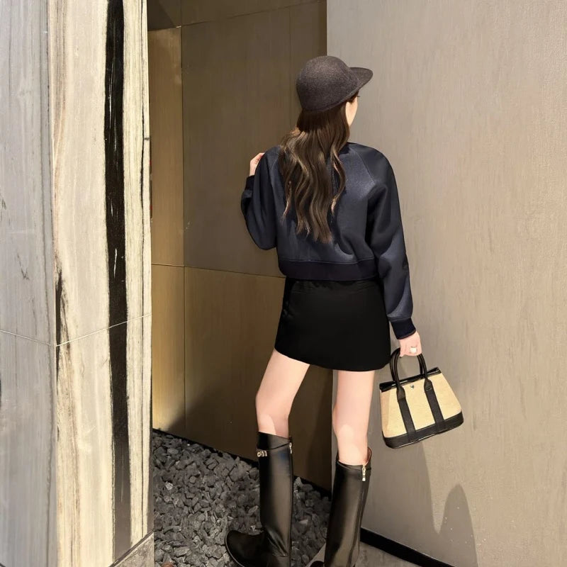 HS New Fashion Women Cropped Jacket TZ1326091110