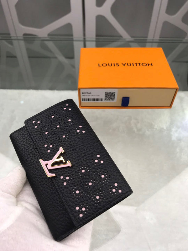 New Genuine Leather Black Wallet X091106