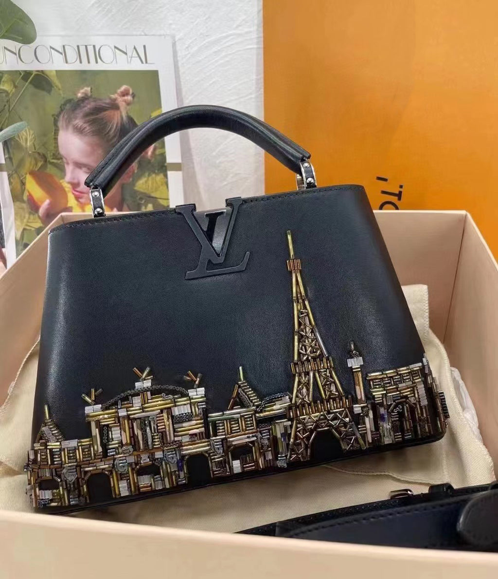 lady's printed shoulder bag XC0723051819