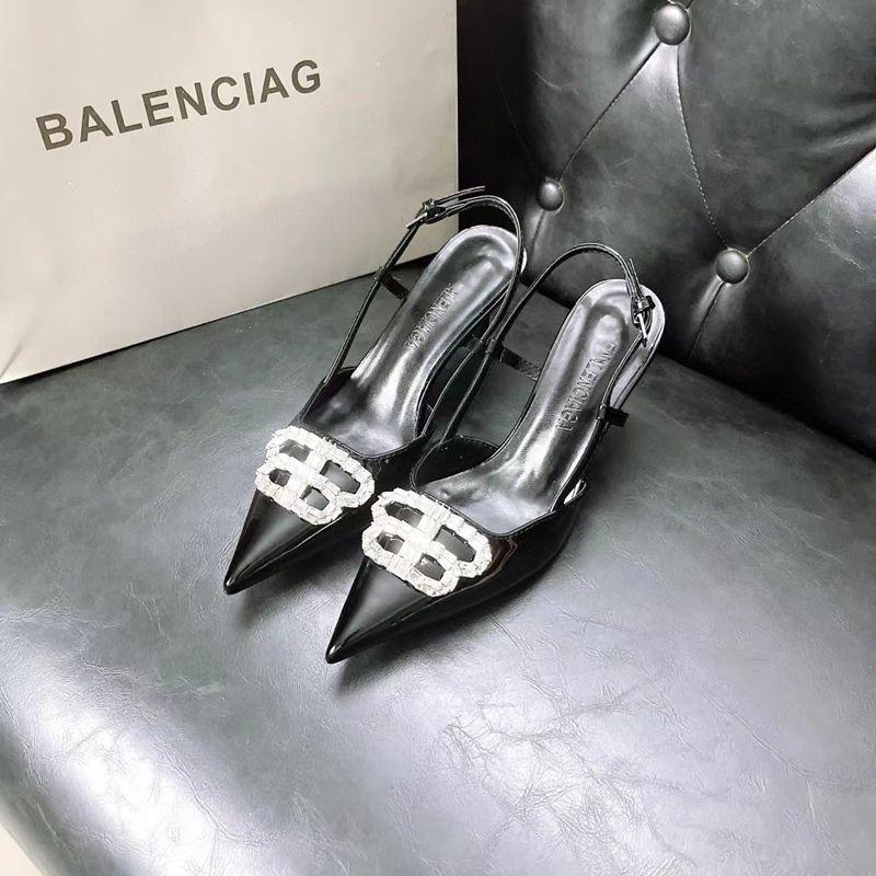 Fashion Rhinestone Toe Covered Sandals Pointed High Heels 1024070809