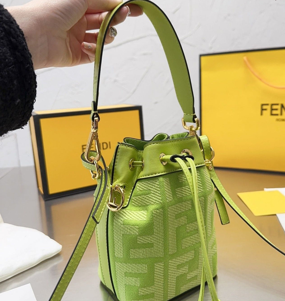 Fashion new silk scarf handbag PD10062812