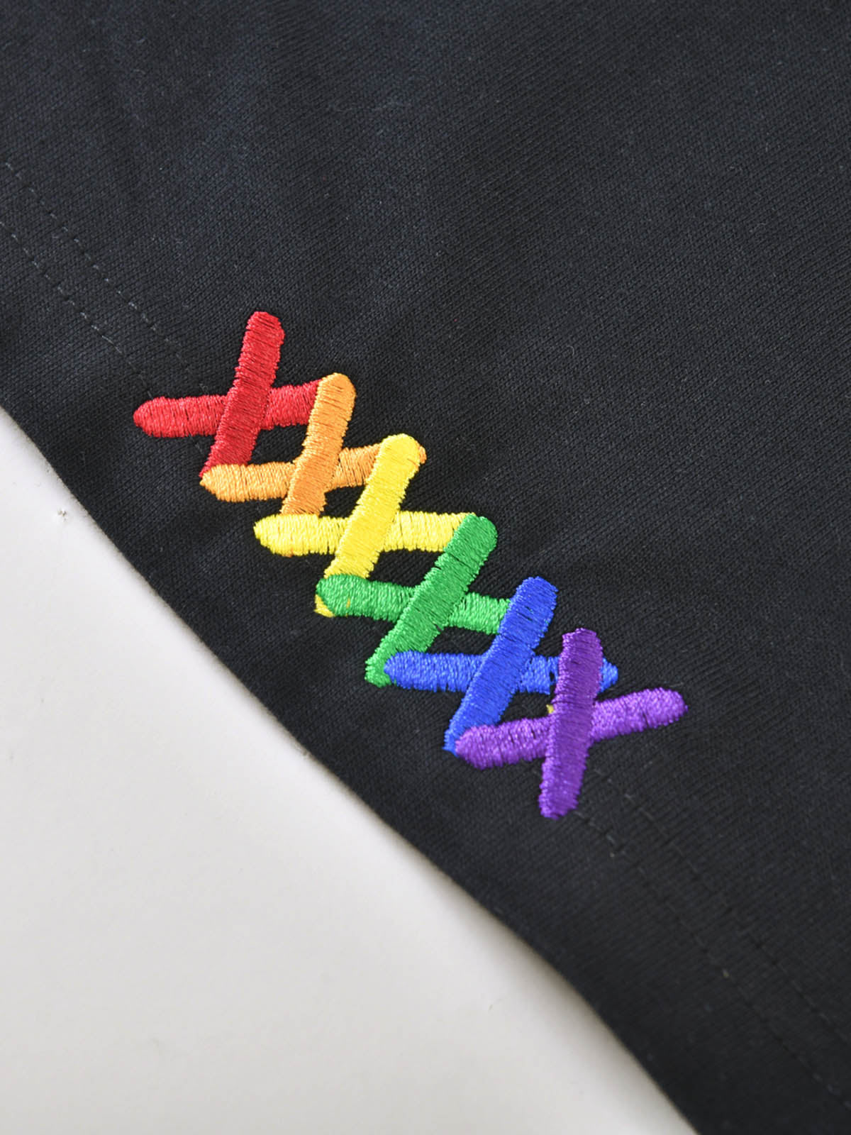 Family Matching Rainbow Embroidered Tee | PRIDE MONTH