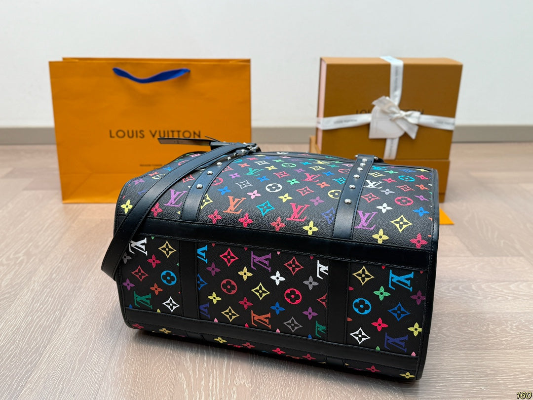 L fashion canvas print pet bag 0725022811