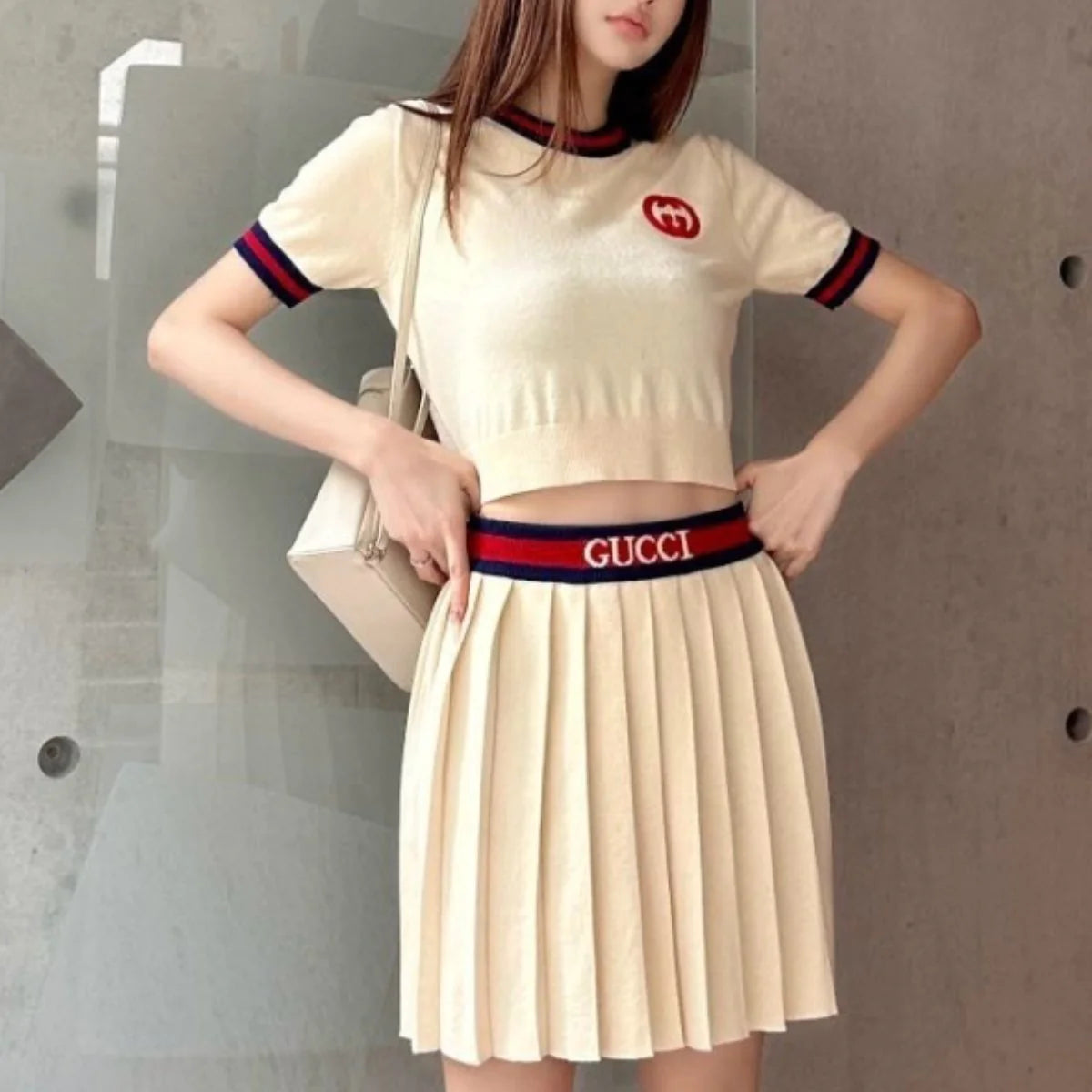 Two-piece Spring And Summer New Clothing Short-sleeved 1024030814