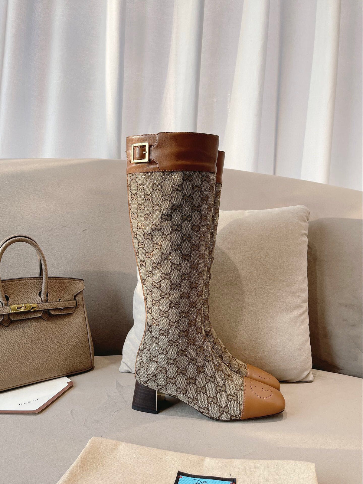 Fashion hollow  hollow carved print high-heeled boots 0724102315