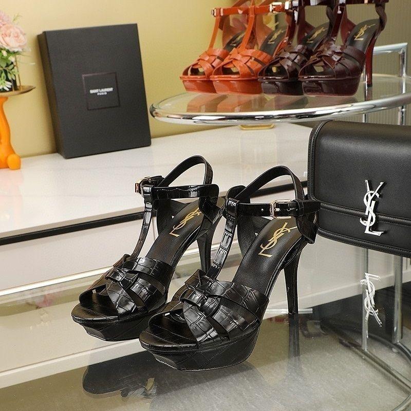 New Open-Toe High-Heel Patent Leather Sandals 1024040217
