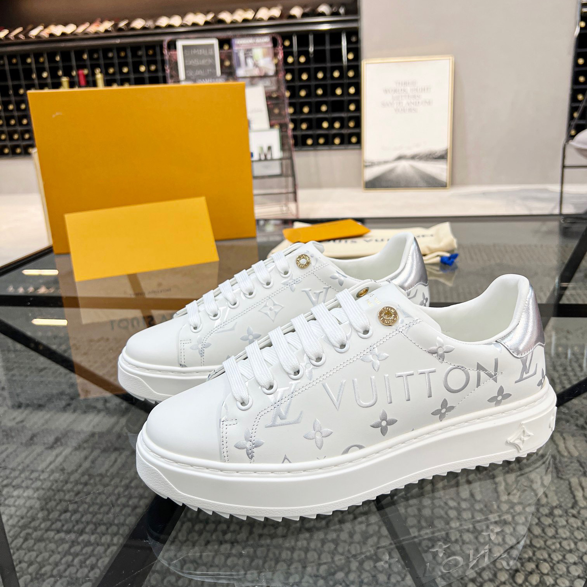 couple style printed white shoes XC0723042102