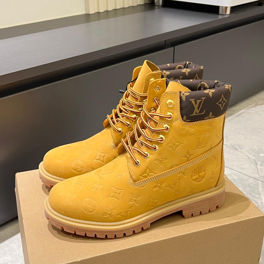 New fashion printed couple's short boots 1024101701