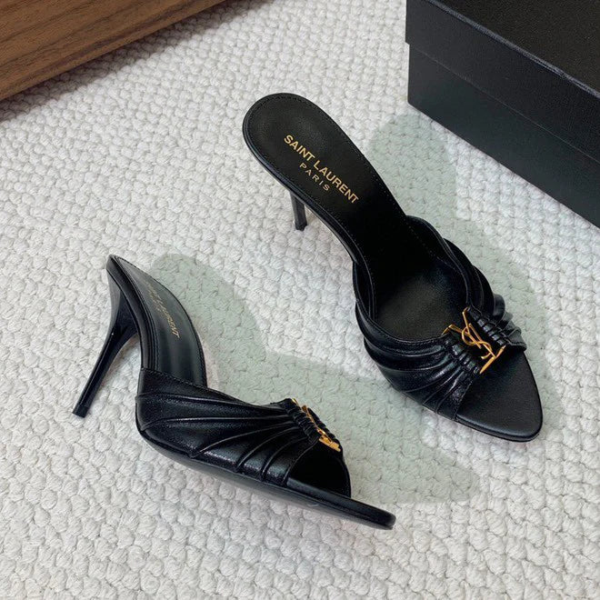 New fashion 9cm high heel sandal slippers 1025031909