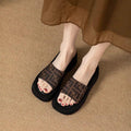 Fashion Joker Leather Slippers 1024040308