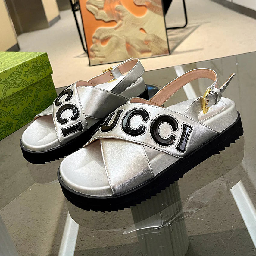 Luxury SiLer Cross Sandals 1024062801