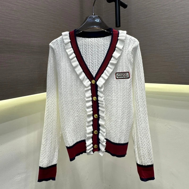 New Fashion Women's GG Knit Cardigan DM1326092004