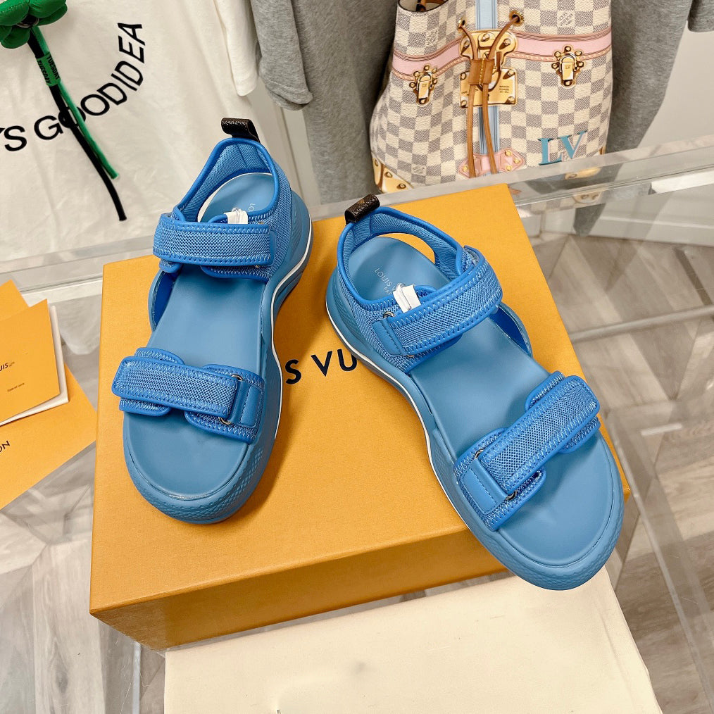 3 Colors High Quality  Luxury Velcro Sandals 03067