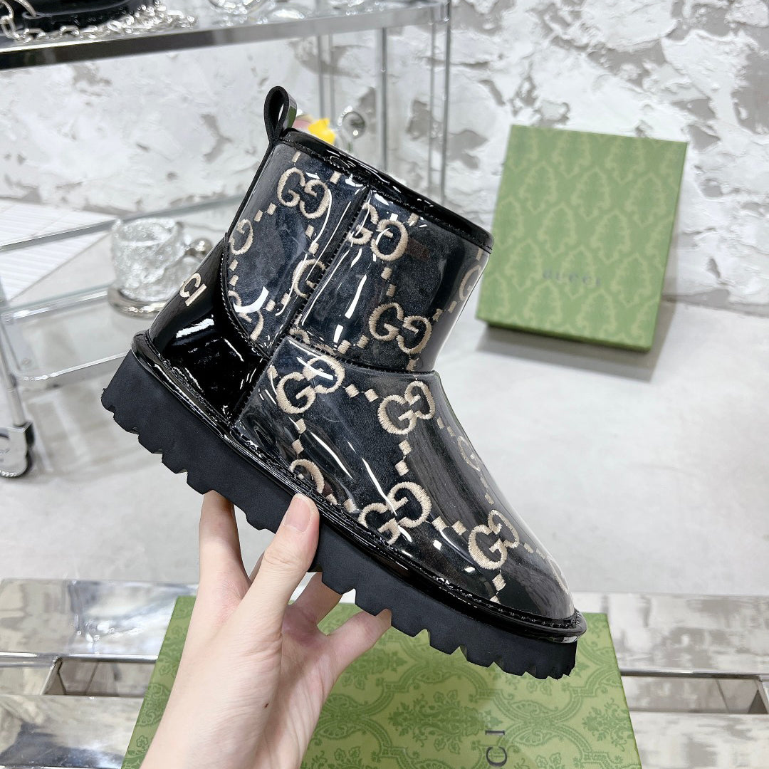 G fashion winter women's PVC electroplated snow boots XC0723110304