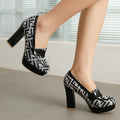 Fashion mary jane high heels PF1023092022