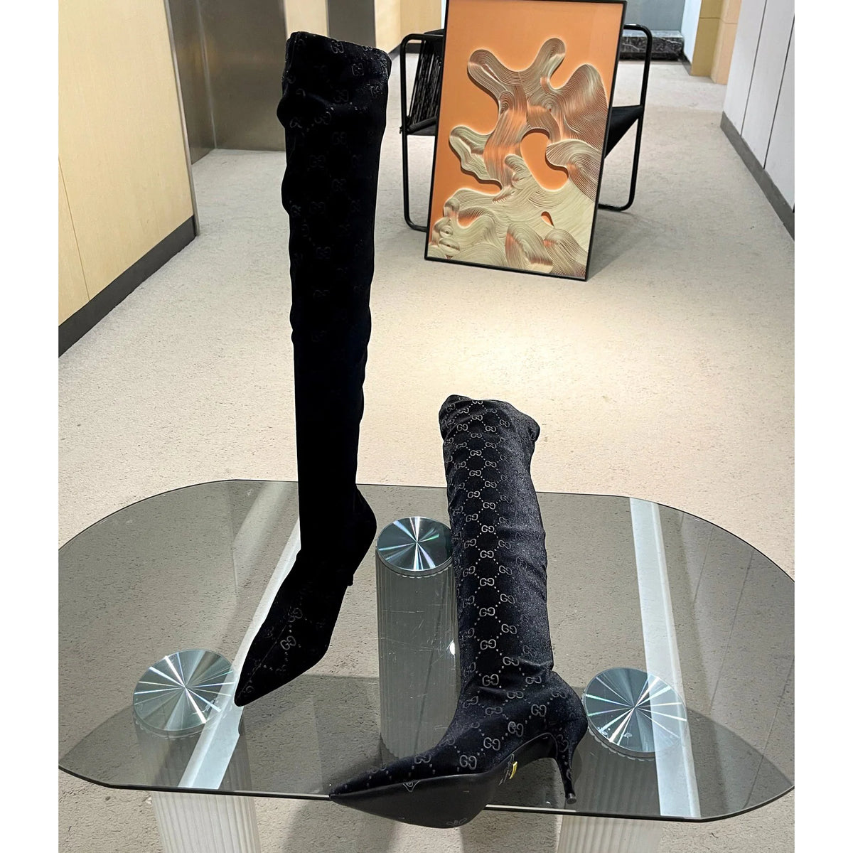 New Leg-Sculpting Compression Boots 1025102704