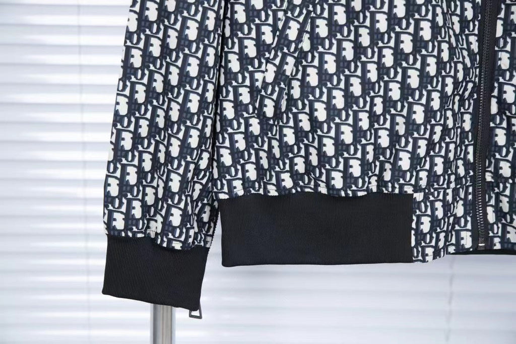 New style double-layered two-color baseball uniform cardigan jacket with old flower all over printing XC0823092717