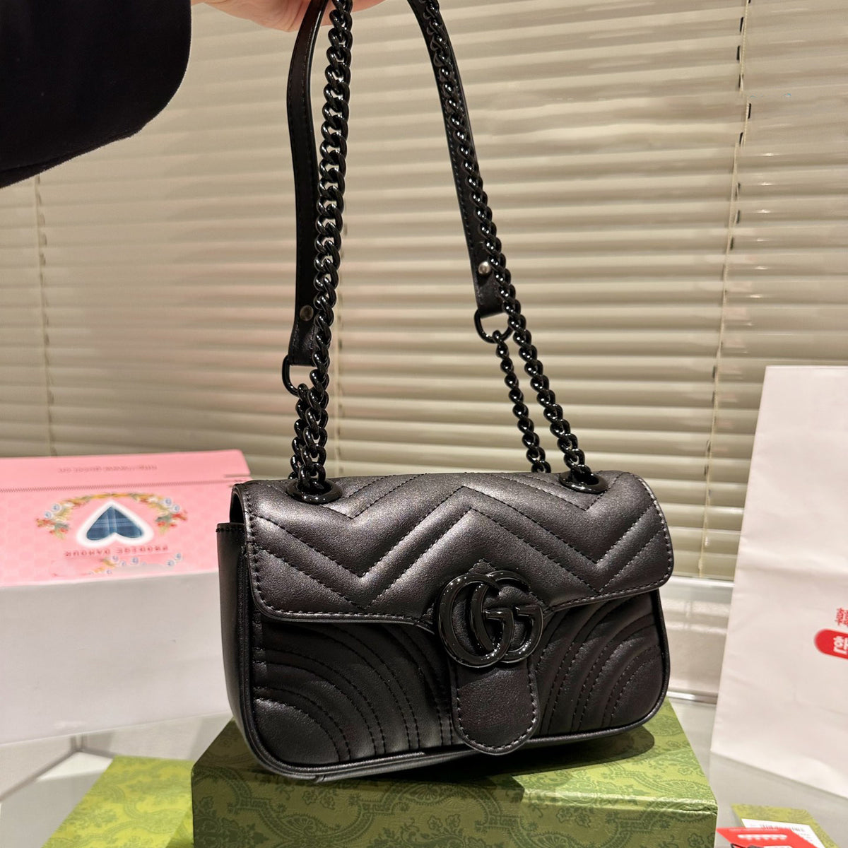 leather shoulder bag 03203