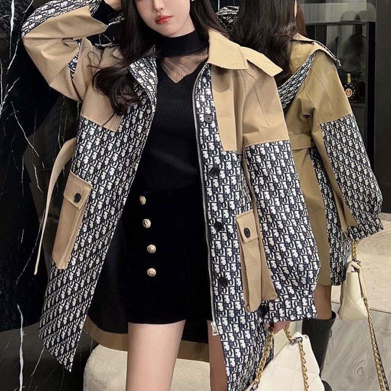 Fashion hooded long jacket PD1023101125