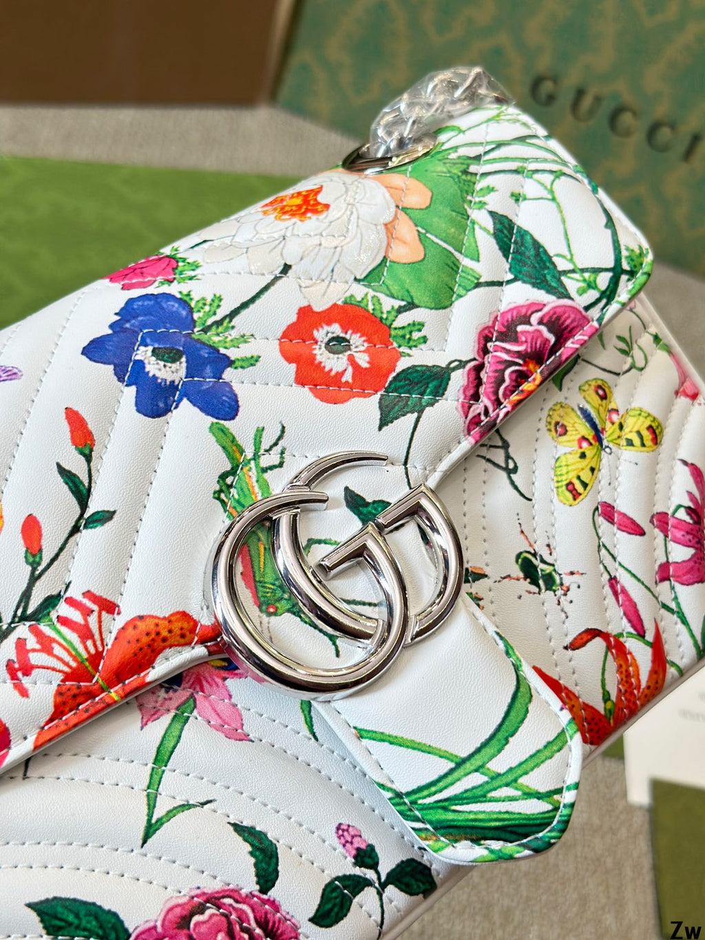 floral print shoulder bag 0724090402