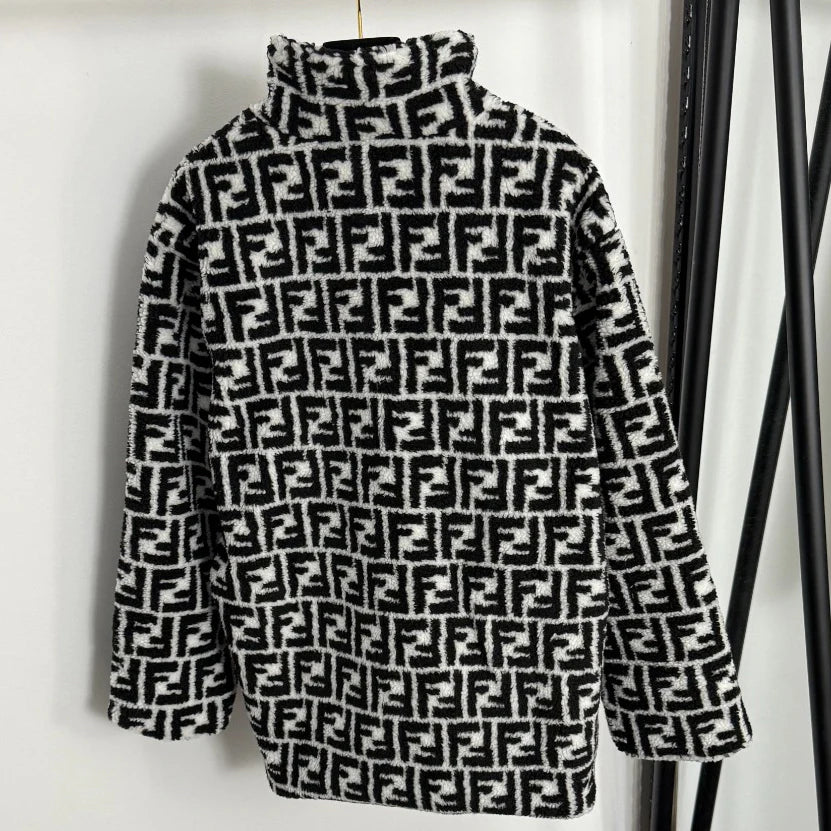 Stand-collar long-sleeve zip-up jacket Women 1025102021