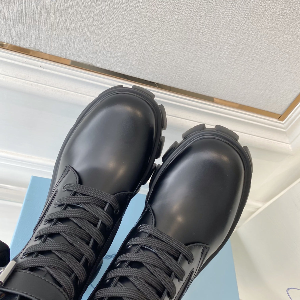 P Fashion Nylon Patchwork Pocket Boots 0724111204