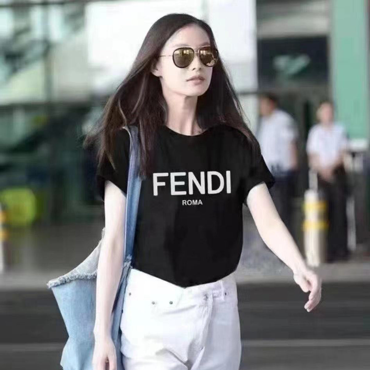 Loose fitting casual couple T-shirt PD10041103