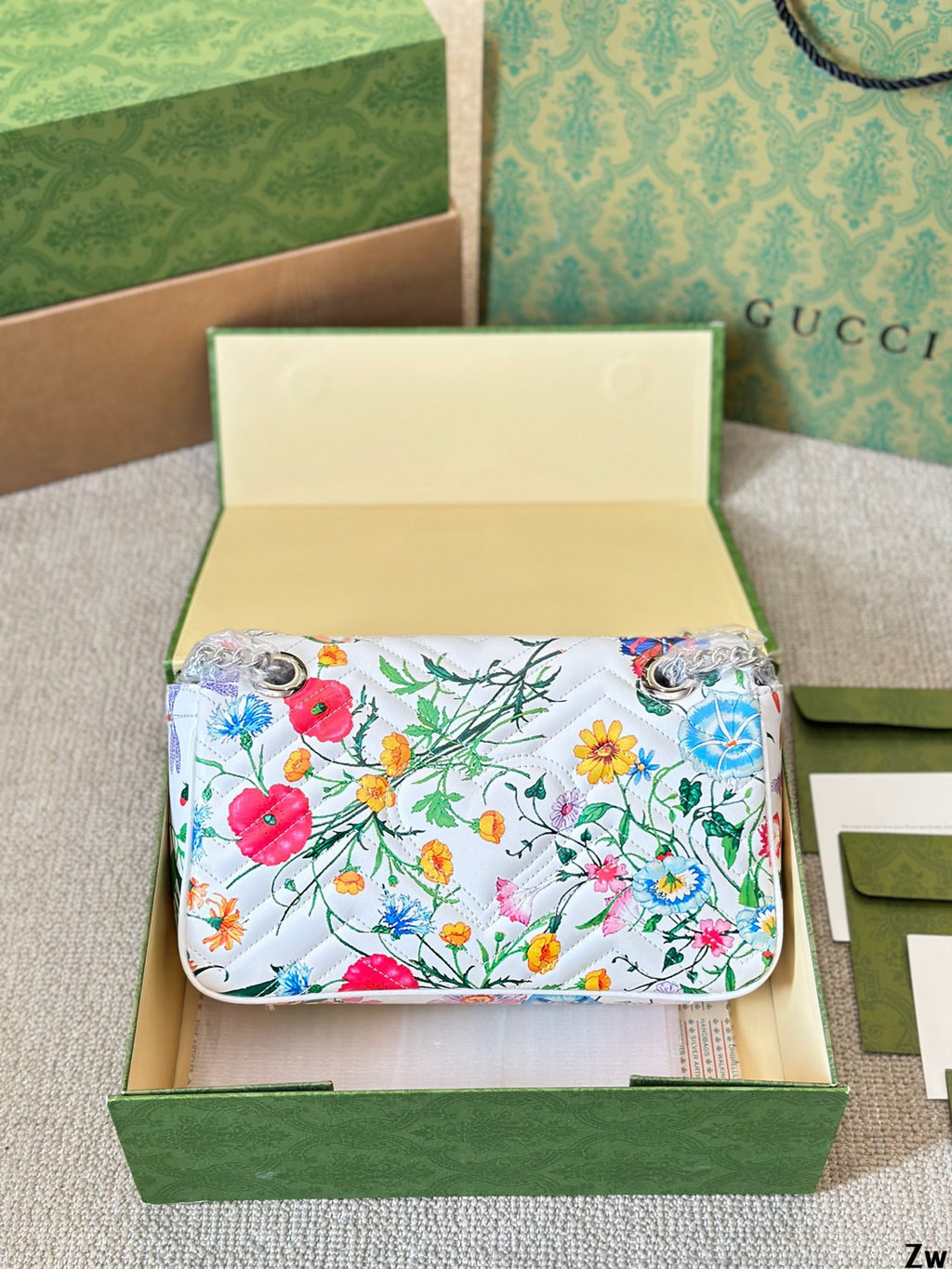 floral print shoulder bag 0724090402