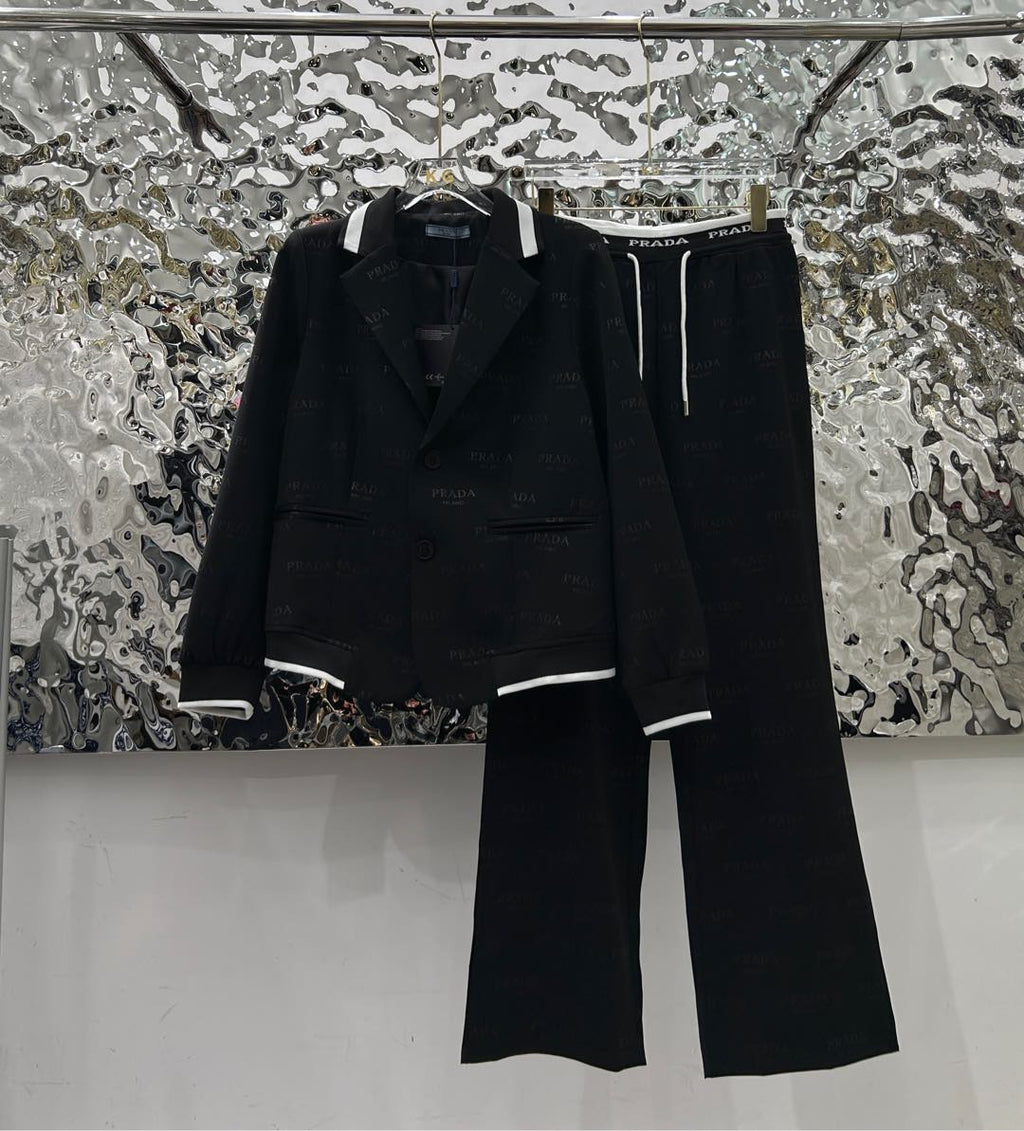 P Fashion Letter Print Set 0725042402