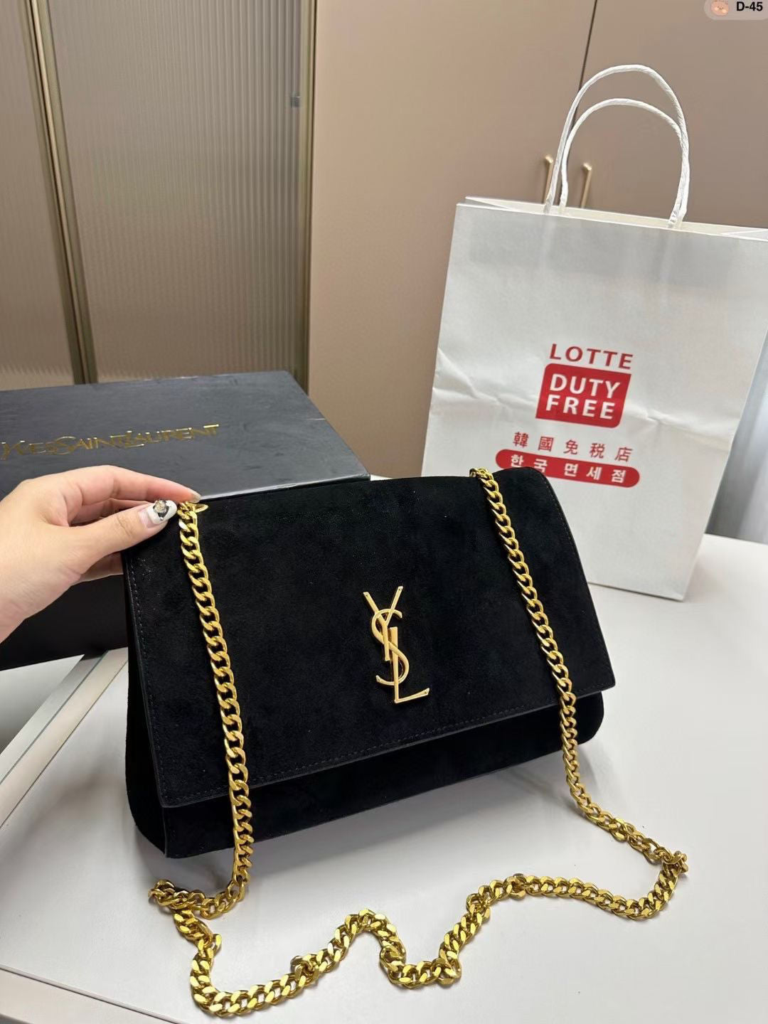 Suede women's double-sided armpit chain bag 9000929002