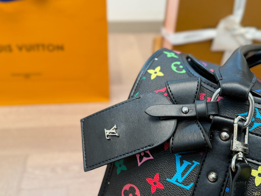 L fashion canvas print pet bag 0725022811