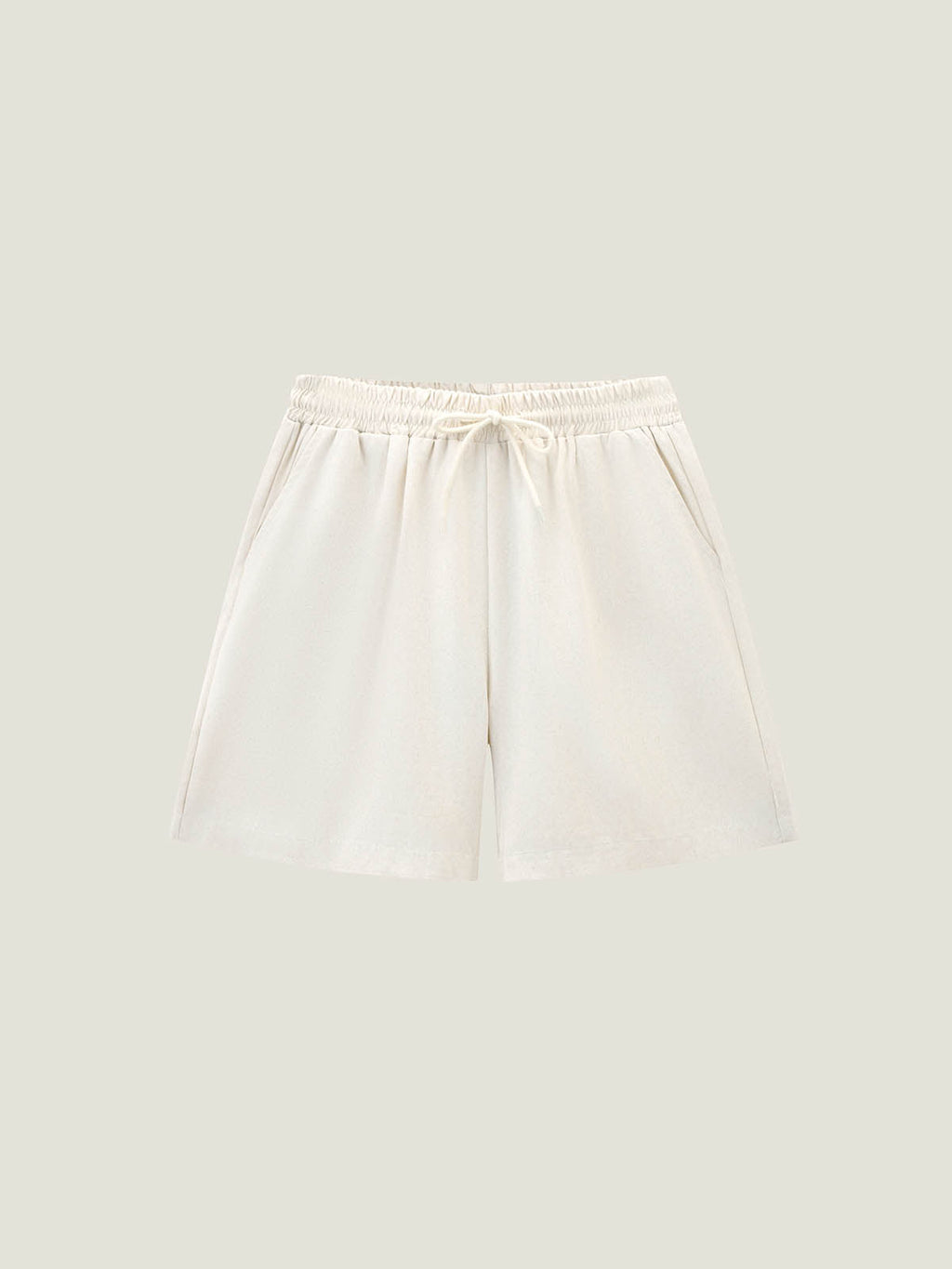 Linen Blend Drawstring Shorts For Adults | SUNNY ESCAPE